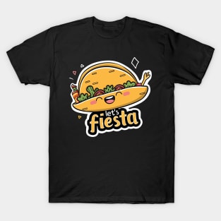 Tacos cinco de mayo let's fiesta T-Shirt